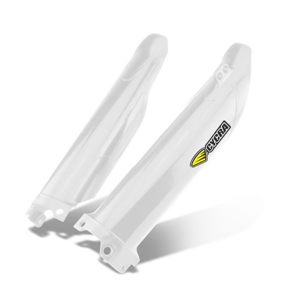 Cycra 21+ Kawasaki KX450X Fork Guards - White