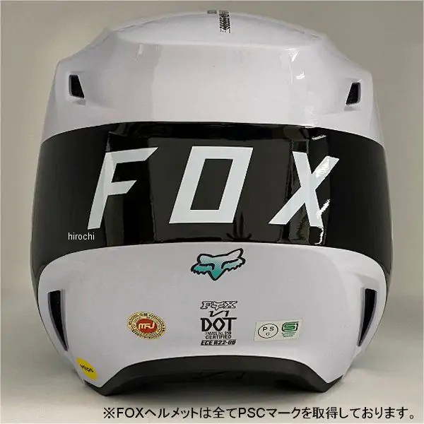 日本代理店購入正規品FOX RACING V1 ヘルメットソリッド ブラック