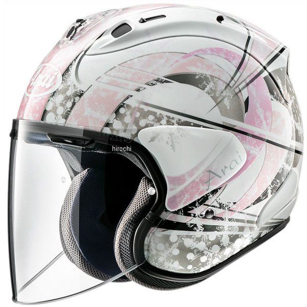 4530935615155 アライ Arai オープンフェイスヘルメット VZ-RAM SNOW DOME PINK XSサイズ (54cm)  ｜ヒロチー商事