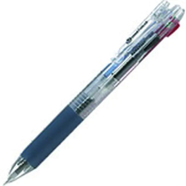 H038J4C プラス(株) ジョインテックス 381351)多色ボールペン透明 4色