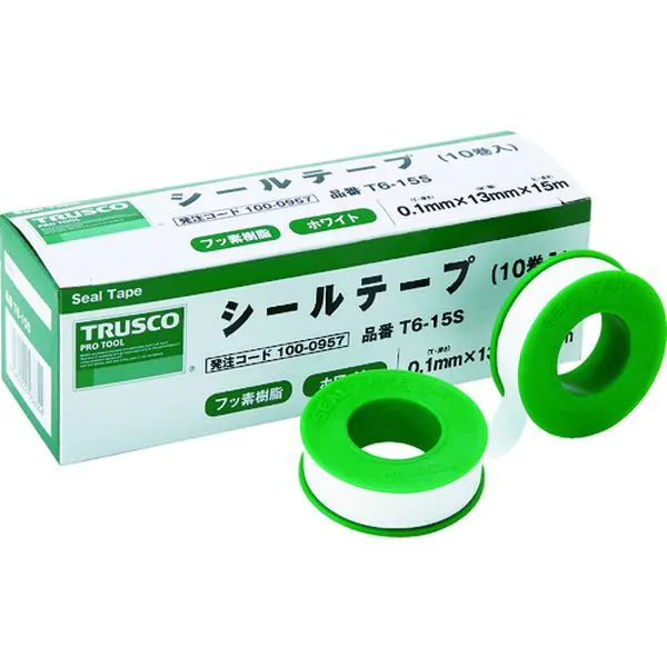 T65S 100-0956 トラスコ中山(株) TRUSCO シールテープ 13mmX5m 10巻入り ｜ヒロチー商事