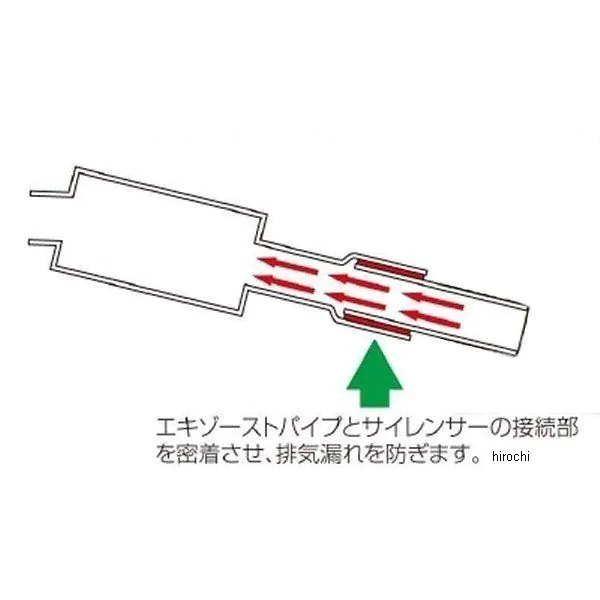 973-1000008 キタコ マフラージョイント・ガスケット JPH-8 ｜ヒロチー商事