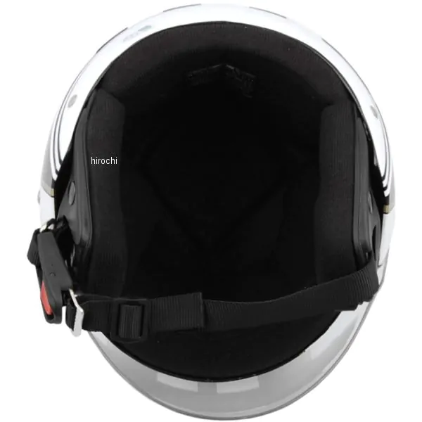 4984679510427 TNK工業 ジェットヘルメット ZACK ZR-11 白/黒/ゴールド 