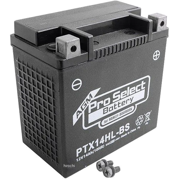 PSB050 プロセレクト PROSELECT ハーレー用 バッテリー PTX14HL-BS ...