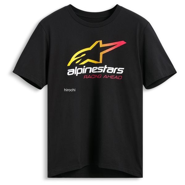 アルパインスターズ Tシャツ アラインド ブラック XLサイズ