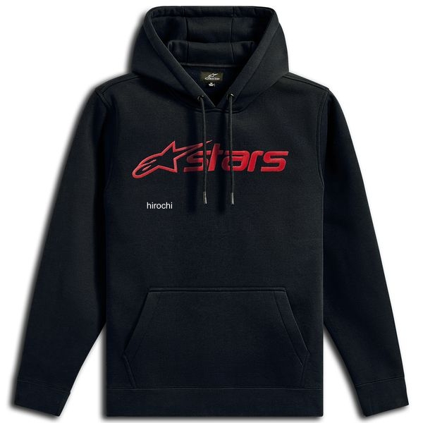 アルパインスターズ フーディ ブレイズ V3 ブラック/レッド XLサイズ