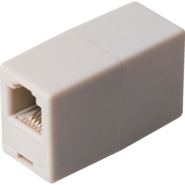 DA40WH 555-8153  中継アダプタ 6極4芯 白