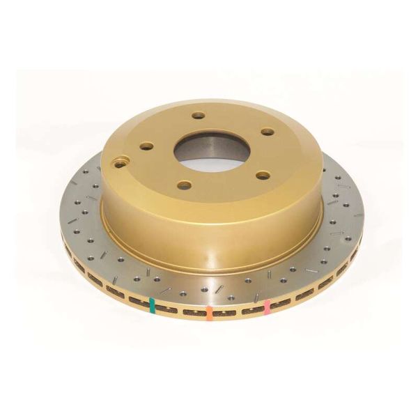 05 Pontiac GTO Rear Slotted & Drilled 4000 Series Rotor