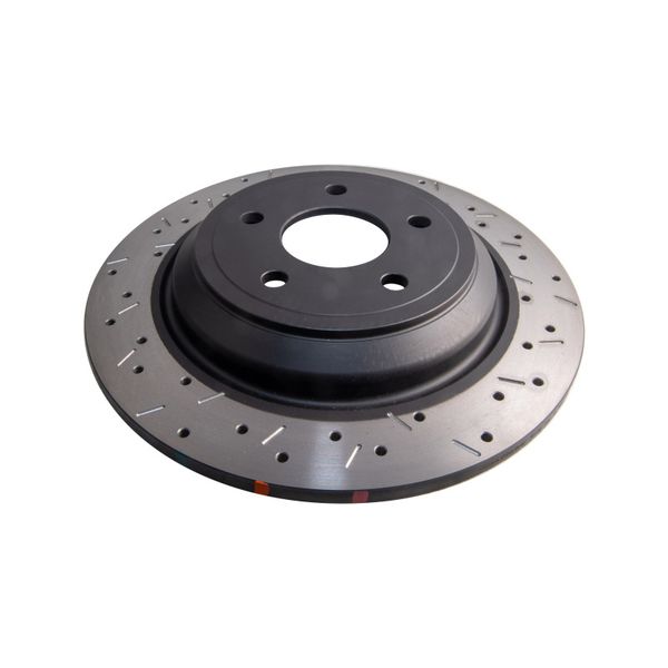 2016-2017 Ford Focus RS Rear Drilled & Slotted 4000 Series Rotor