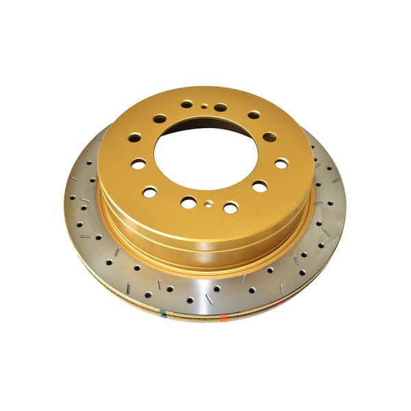 Toyota Cruiser Rear Drilled & Slotted 4000 Series Rotor