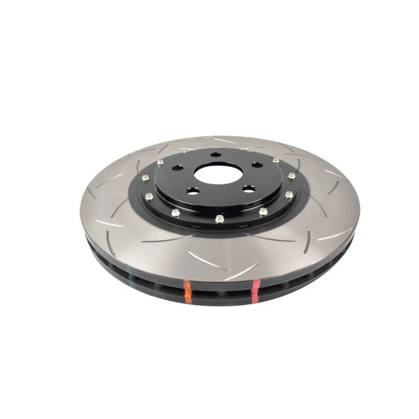 11-17 Jeep Grand Cherokee Trackhawk (6.2L V8) 5000 Series Slotted Front Brake Rotor w/Black Hat