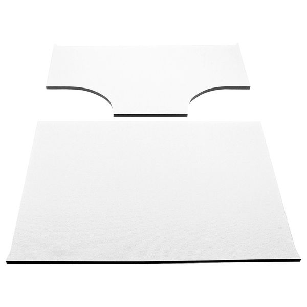 DEI 03-06 Jeep Wrangler TJ 2-Door w/Speaker Pods Boom Mat Headliner - 2 Piece - White