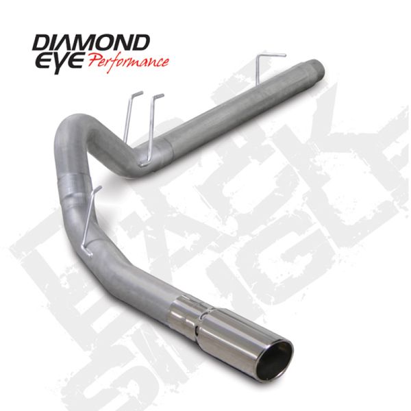 KIT 4in DPF-BACK SGL AL 08-09 6 4L F250/F350 PCKGD BX46X14X14OD EL-PL 44inX13 5inX13 5in