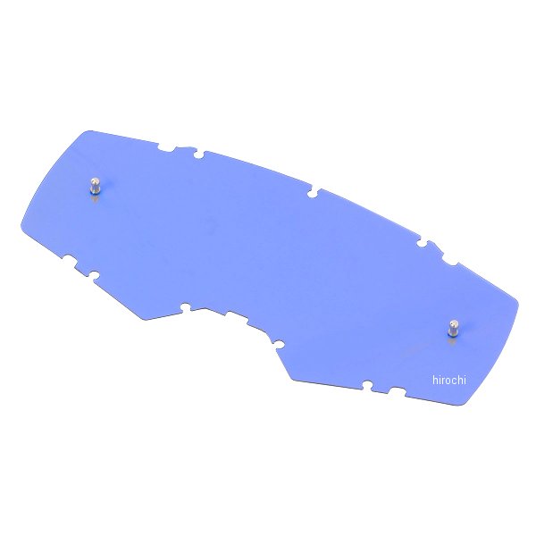 ゴーグルレンズ ブリッツゴーグル用 ピン付き レボブルーミラー