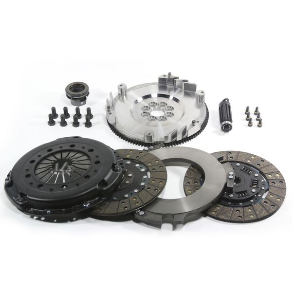 BMW E34/E36/E39/E46/Z3 (6 Cyl) MS Twin Disc Clutch w/Steel Flywheel (660 ft/lbs Torque)