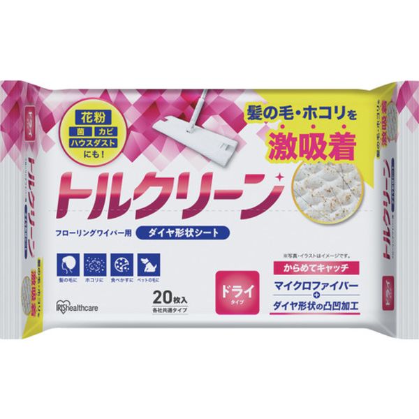 DNFD201P 680-0472 205994 トルクリーン フローリングワイパー用シート ドライタイプ 20枚入