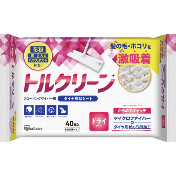 DNFD401P 680-0471 205995 トルクリーン フローリングワイパー用シート ドライタイプ 40枚入