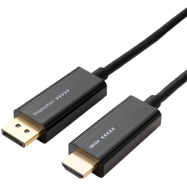 DPHDC20BK 555-8156 DisplayPort to HDMI2.0ケーブル ブラック 2m