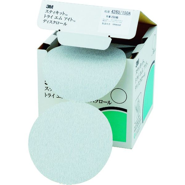 DR426U320A  スティキット ディスクロール 426U 穴なし ＃320 外径125mm