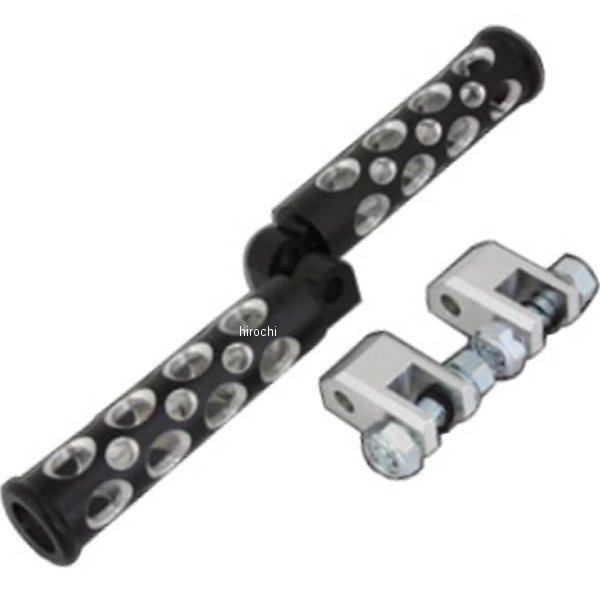 コンバットフットペグ フロントSET ドラッグスター400 黒