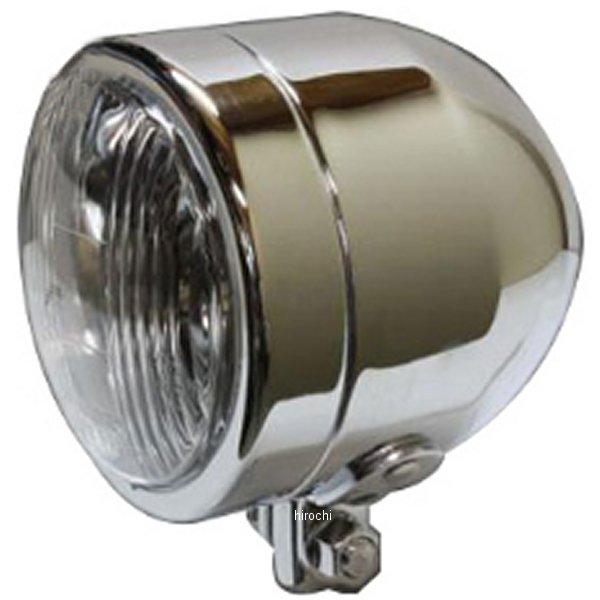 4インチドームライト &ライトステーキット タイプA ドラッグスター400 メッキ