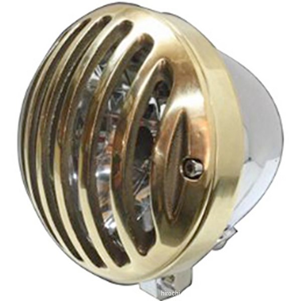 4.5インチバードゲージヘッドライト&ライトステーキット タイプB ドラッグスター400 メッキ/真鍮