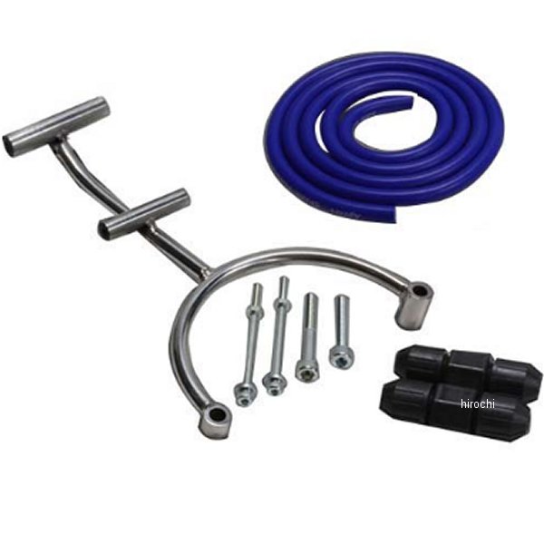 サイド出しイグニッションコイルステー プラグコード付き ドラッグスター400 青