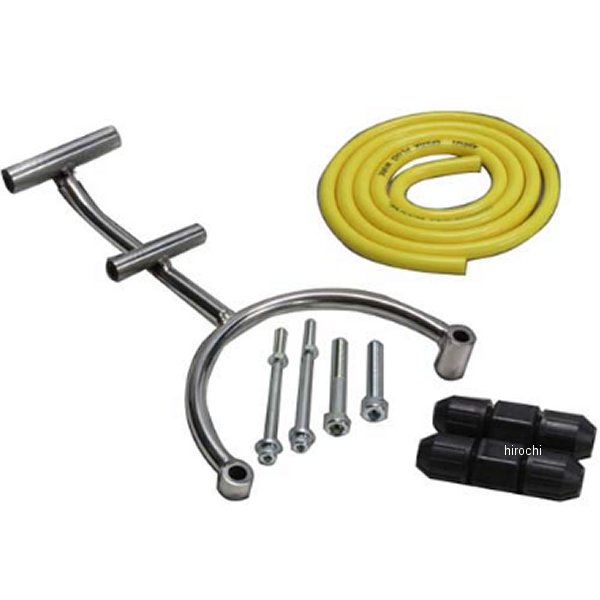 サイド出しイグニッションコイルステー プラグコード付き ドラッグスター400 イエロー