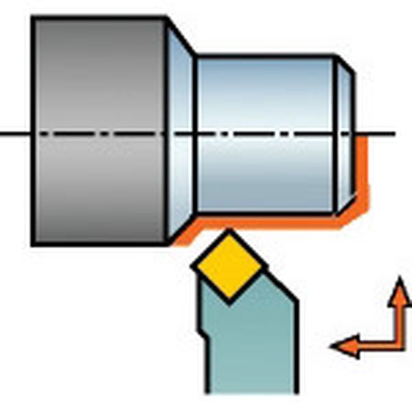 2525M12   コロターンRC ネガチップ用シャンクバイト