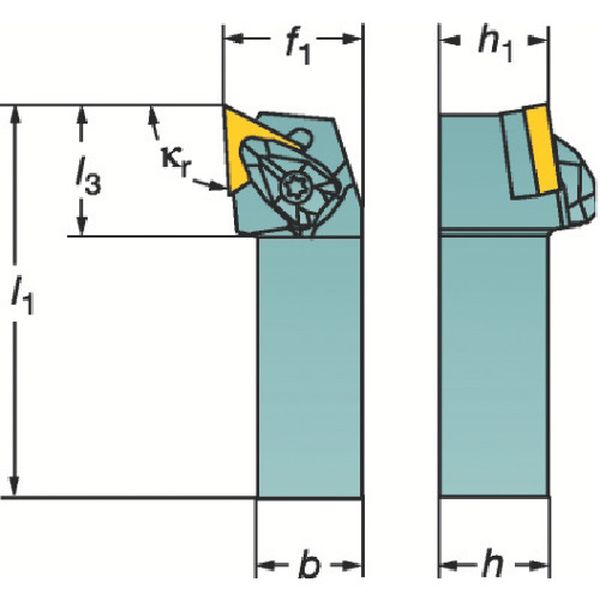 コロターンＲＣ　ネガチップ用シャンクバイト