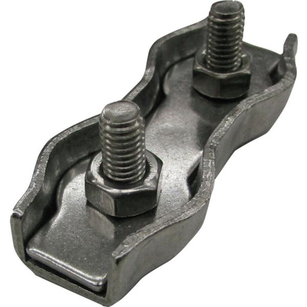 DWC4 336-6416  ダブルワイヤークリップ 使用ロープ径3mm ねじ径M-5