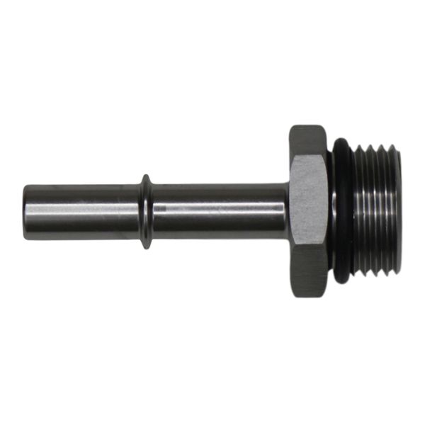 10AN ORB Male to 3/8in Male EFI Quick Connect Adapter - Anodized DW Titanium