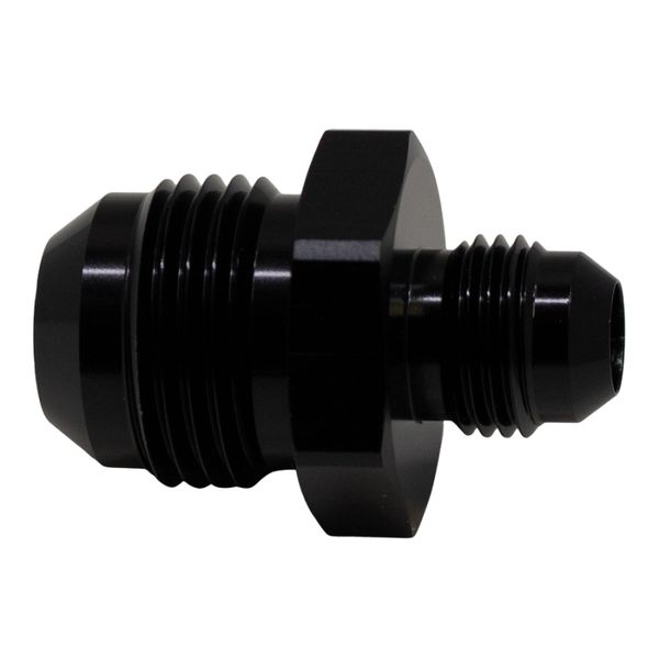 10AN Male Flare to 6AN Male Flare Reducer Straight - Anodized Matte Black