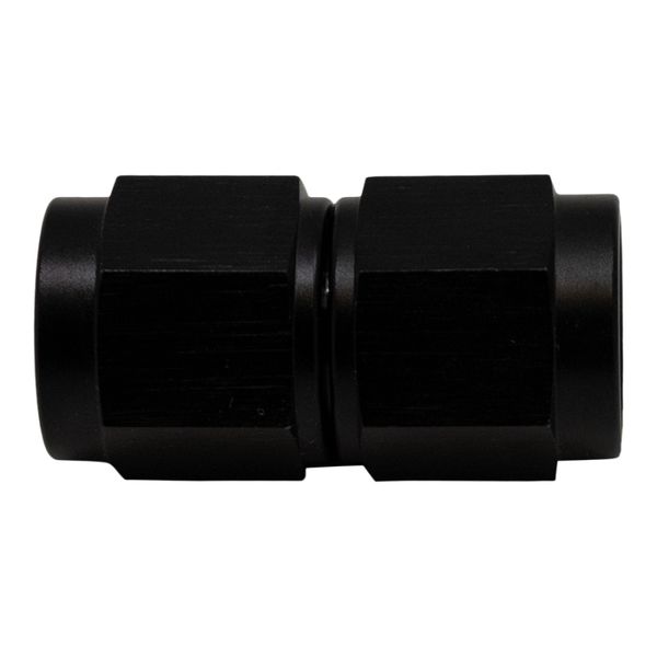 6AN Flare Female Swivel to 6AN Flare Female Swivel - Anodized Matte Black