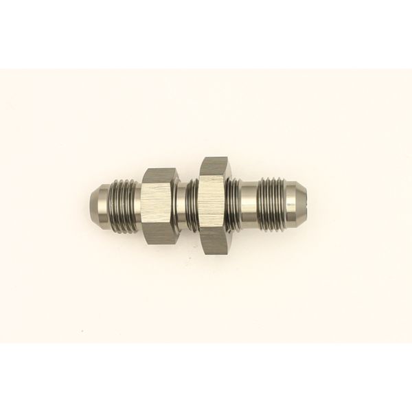 6AN Male Flare To 6AN Male Flare Bulkhead Adapter (Incl. Nut)