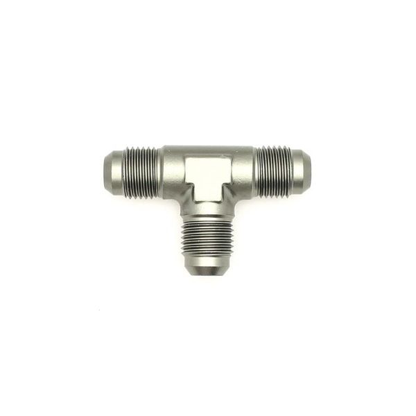 6AN Male Flare + 6AN Male Flare To 6AN Male Flare Tee Fitting