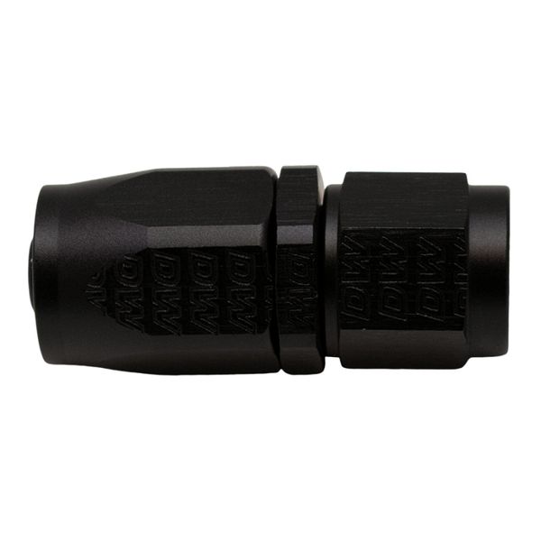 6AN Female Swivel Strait Hose End CPE - Anodized Matte Black