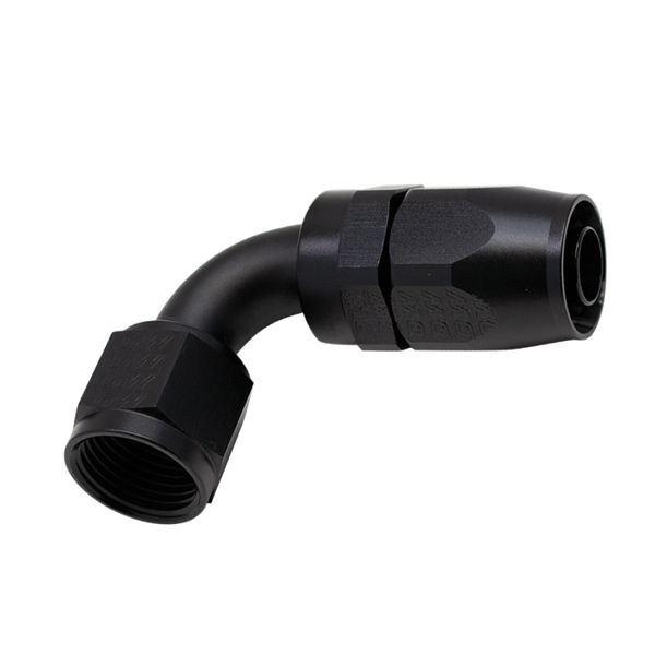 10AN Female Swivel 90-Degree Hose End CPE - Anodized Matte Black