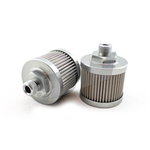 Stainless Steel 6AN 100 Micron Universal Fuel Pump Pre-Filter