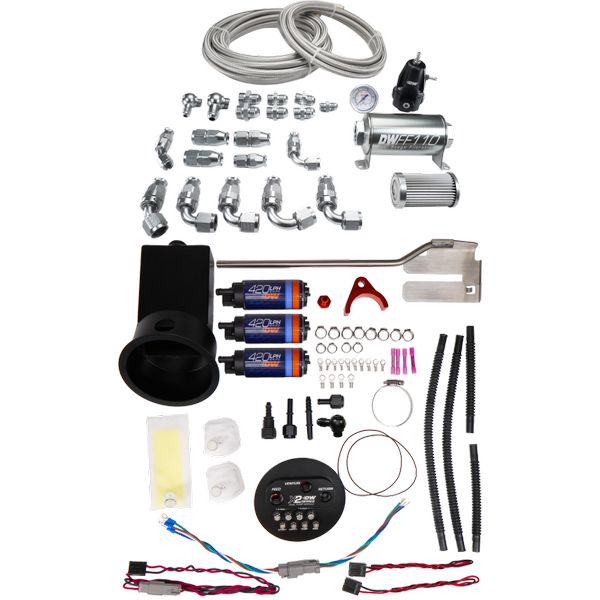 94-02 Nissan Silvia and Skyline X2 Surge Module with DW420 Pumps and PTFE Plumbing Kit