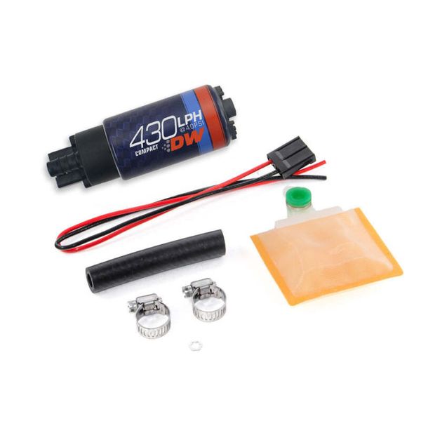 Universal DW430C 430lph Compact Fuel Pump with Install Kit