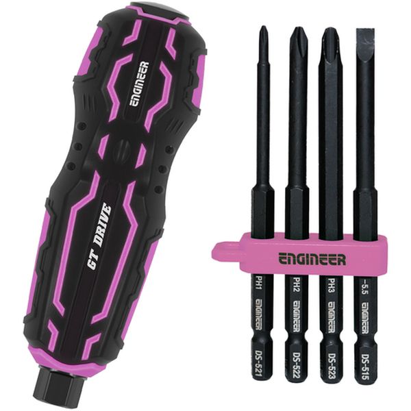 DZ73P 704-8666 差替式ドライバー GTドライヴ＆プラマイロング PINK＆BLACK