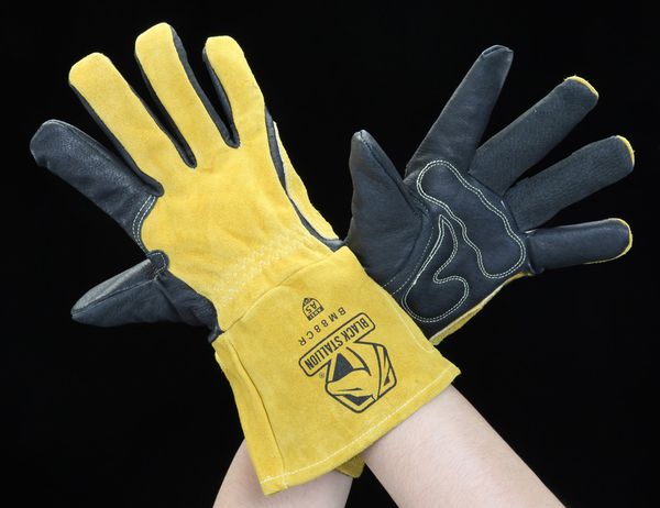 [XL] 溶接用革手袋(耐切創)