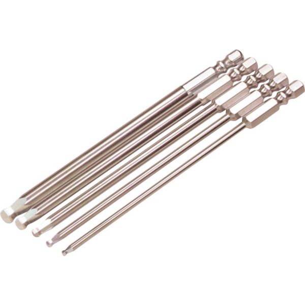 EA704MMX130  六角棒ビット テーパー 対辺6.35 溝9＆13 4mmX130 単品