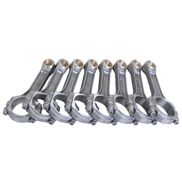 Chevrolet Small Block 6.000in Bushed I-Beam Rods - Set of 8