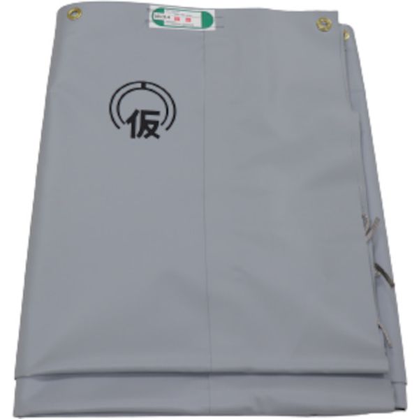 防音シート(塩ビ)仮説工業会認定品 グレー 1.8m×3.4m