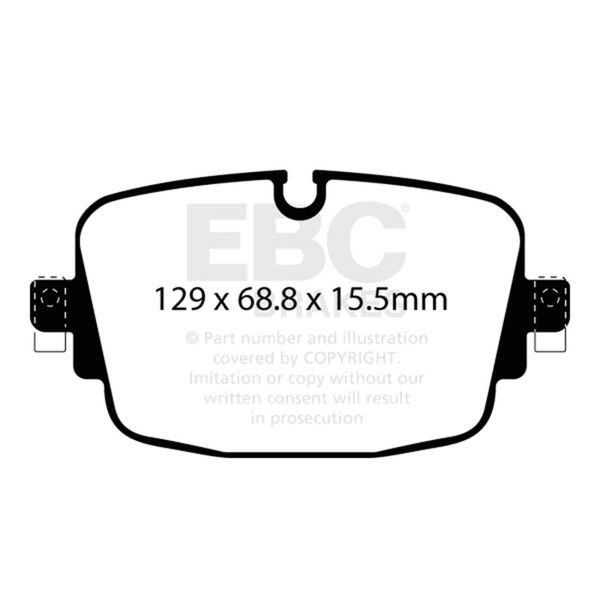 EBC 19-23 Audi RS6 / 19-23 Audi RS7 Rear Yellowstuff Brake Pads