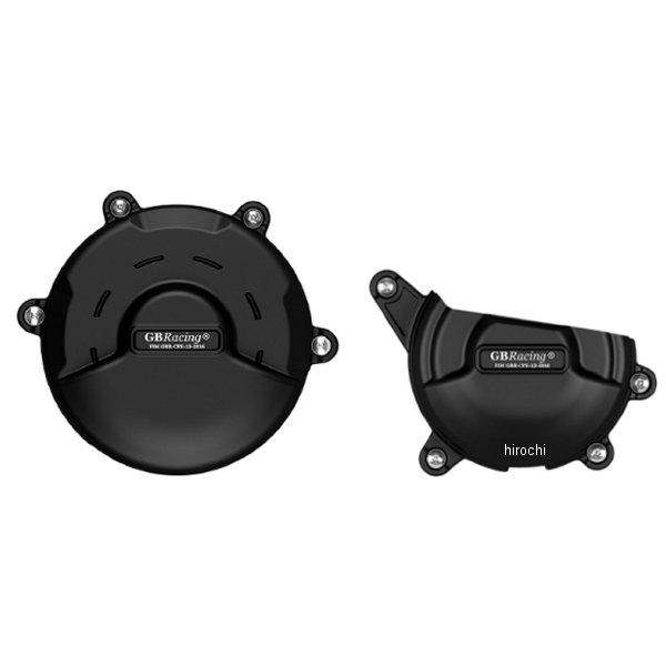 エンジンカバーセット 2点 パニガーレV4、パニガーレV4S 黒