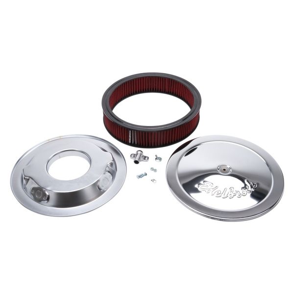 Air Cleaner Pro-Flo Series Round 14 In Diameter Cloth Element Chrome