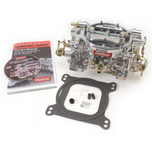 Carburetor Performer Series 4-Barrel 800 CFM Manual Choke Satin Finish